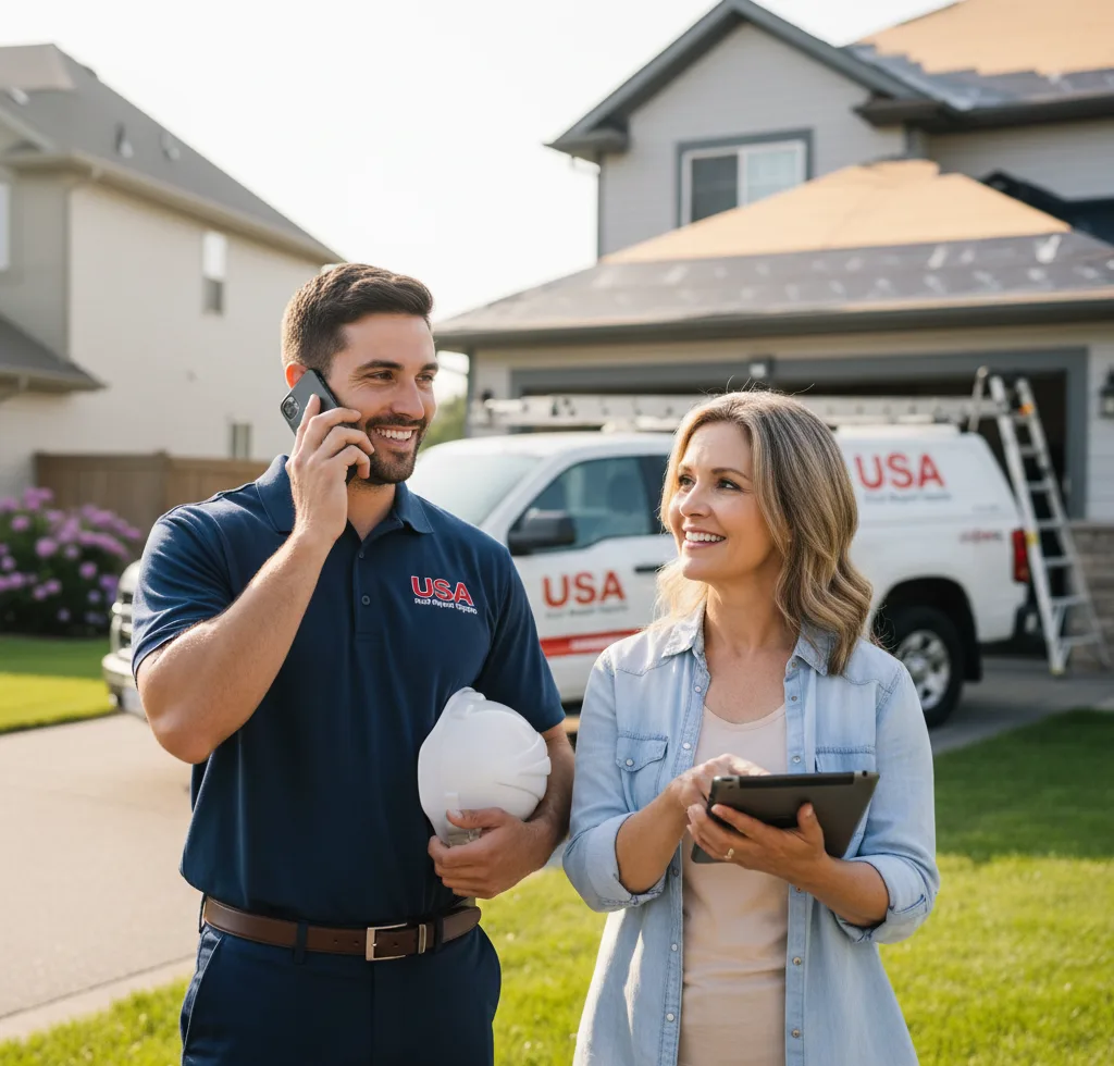 USA Roof Repair Experts customer support in Friant